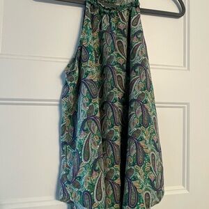 Paisley Print Green top